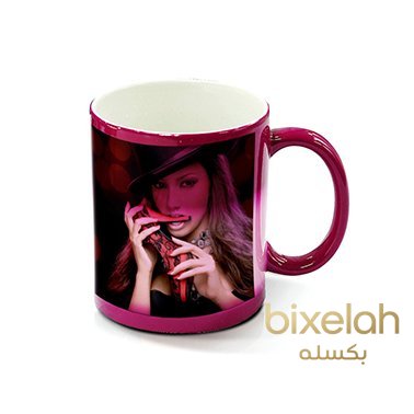 الطباعة على كوب سحري 